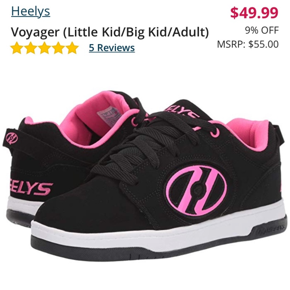 Heelys for girls!